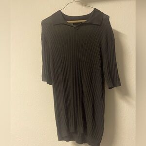 Kenneth Cole Men’s Tight Fit Ribbed Collared Shirt